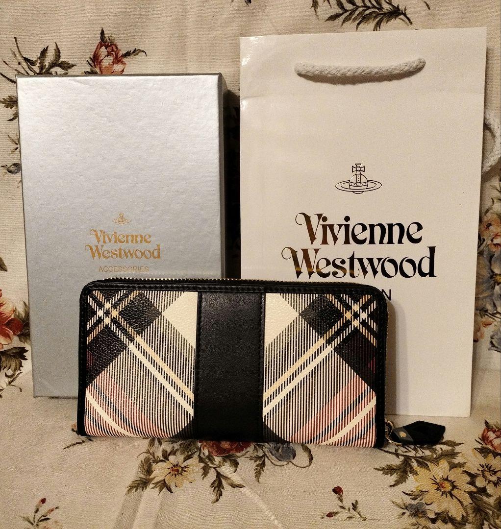 Vivienne Westwood　長財布　チェック柄
