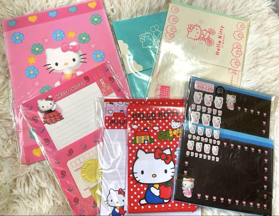 【新品未使用】ハローキティ　レターセット　6点