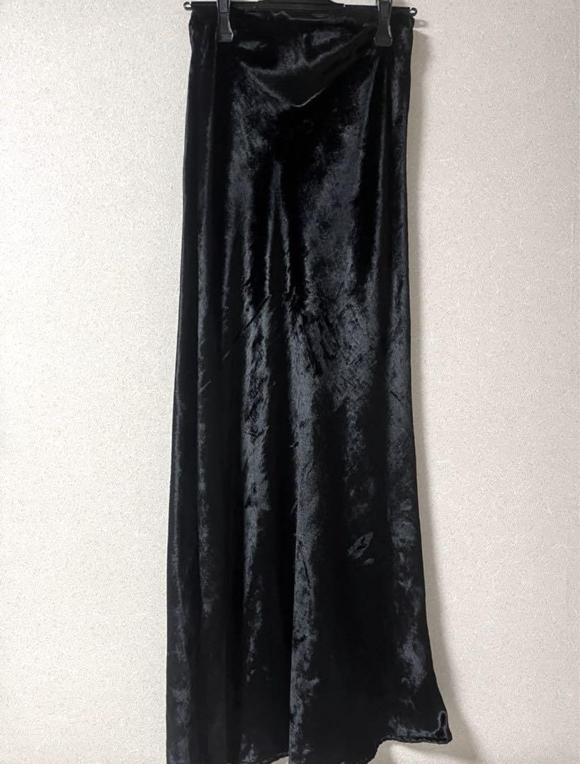 enof velvet long skirt Sサイズ