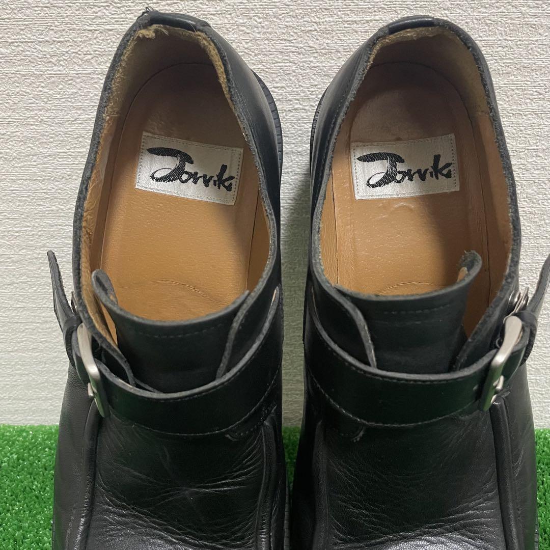 Jorvik レザー　厚底　ストラップ　革靴