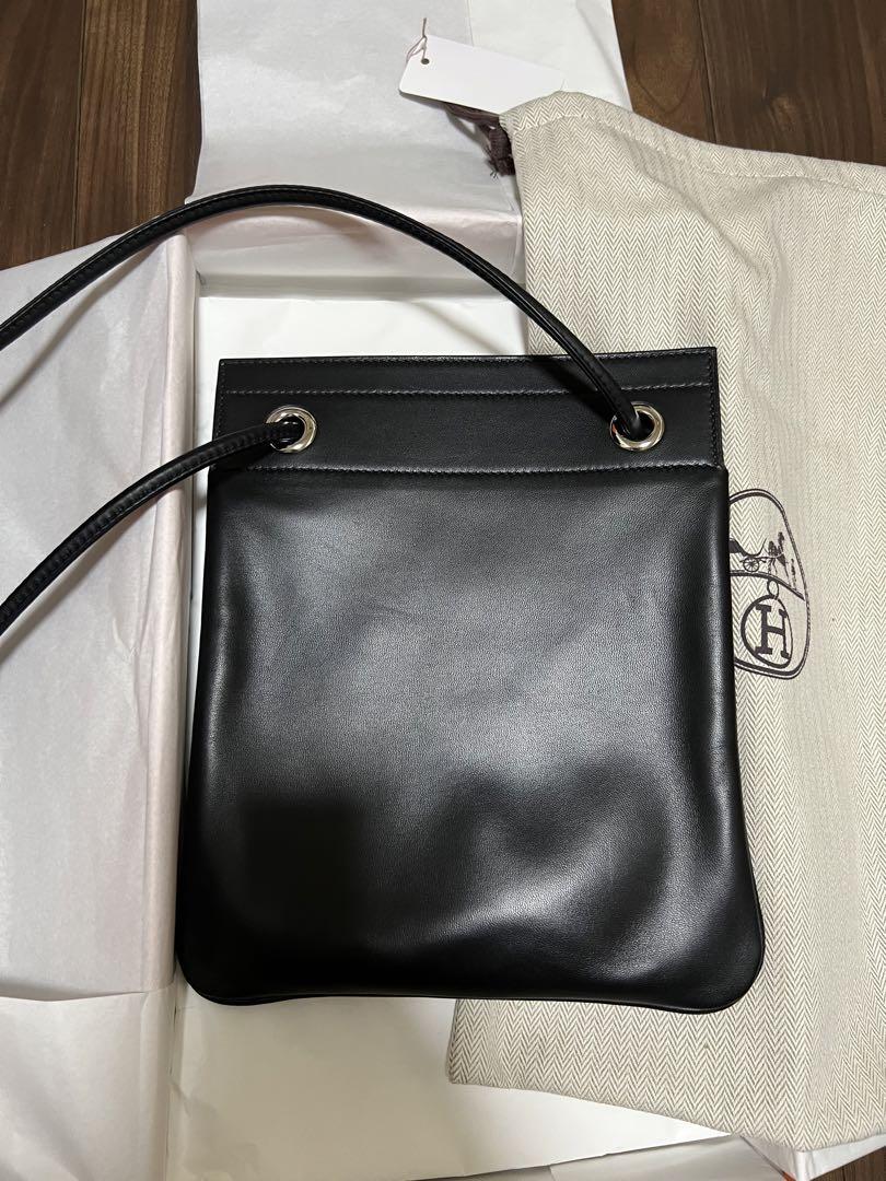 普段使いに HERMES アリーヌ ミニ ノワール ショルダーバッグ エルメス アリーヌ ミニ ノワール - ショルダーバッグ高 品質