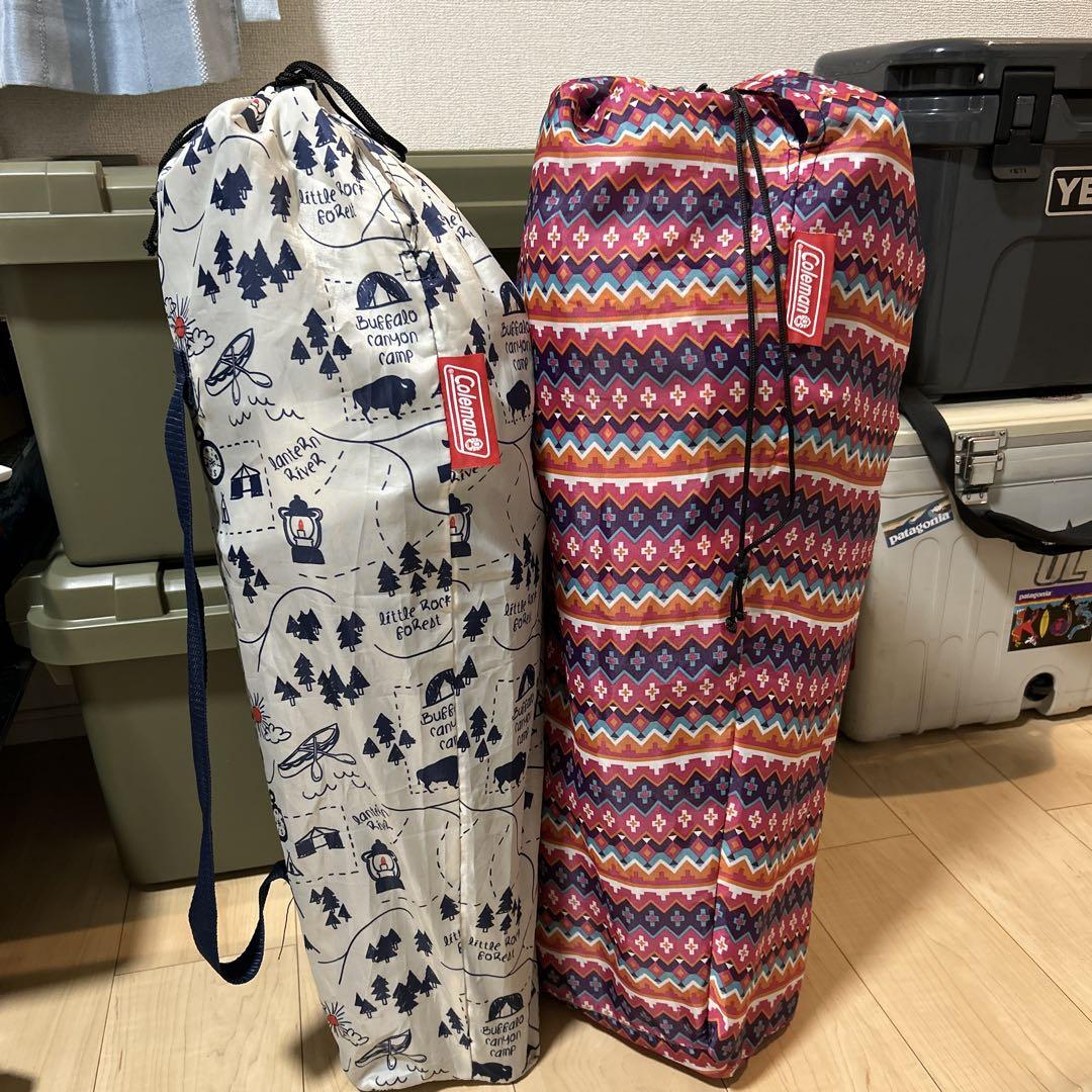 Coleman テーブルチェアセット キャンプ柄