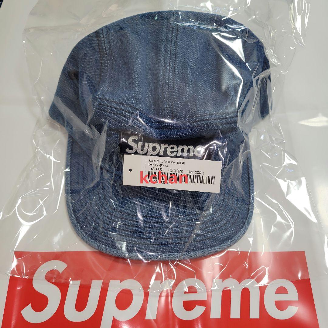 帽子 Supreme Washed Chino Twill Camp Cap