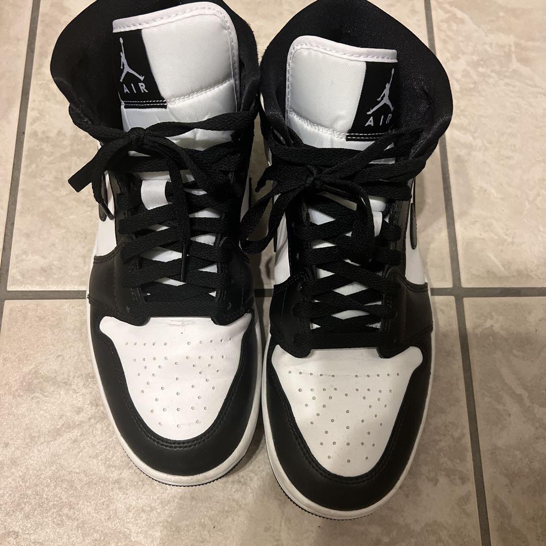 Air Jordan 1 ブラック/ホワイト ハイカット - メルカリ