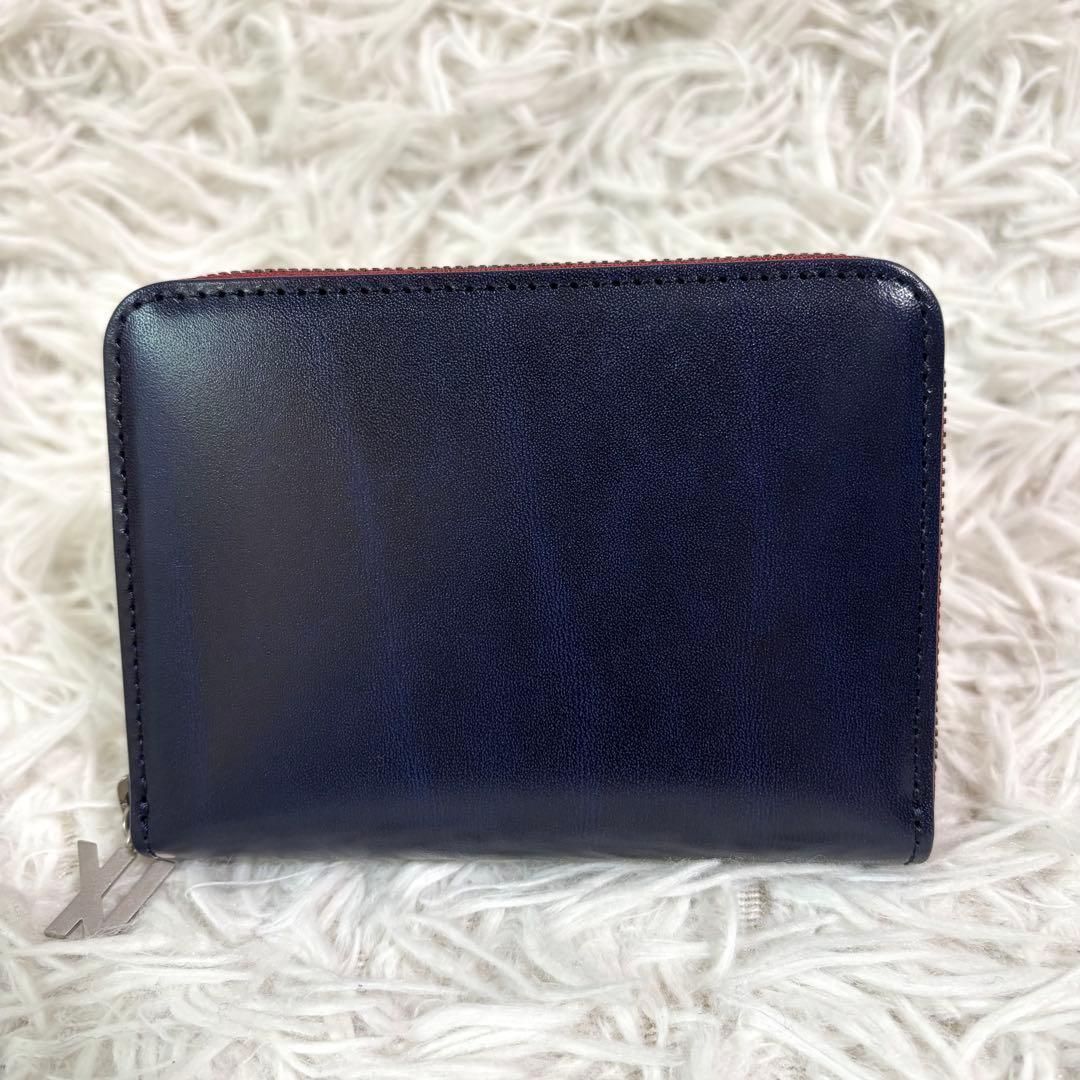 ✨新品箱付き✨バティックス 二つ折り財布 GACKT ラウンドジップ ロゴ金具