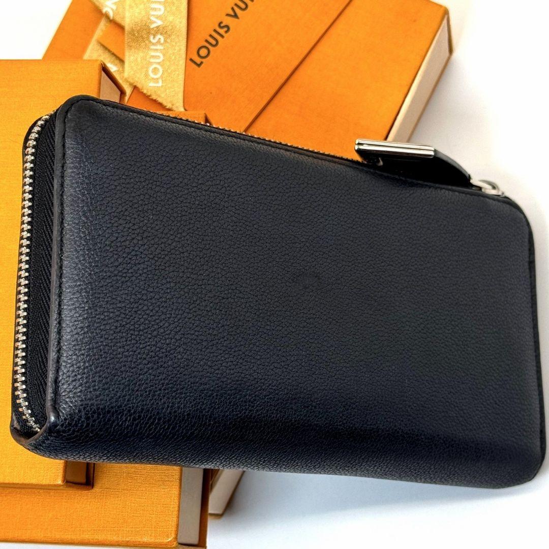 良品 ルイヴィトン ポルトフォイユ コメット トリヨン 財布 Ｌ字ファスナー 黒
