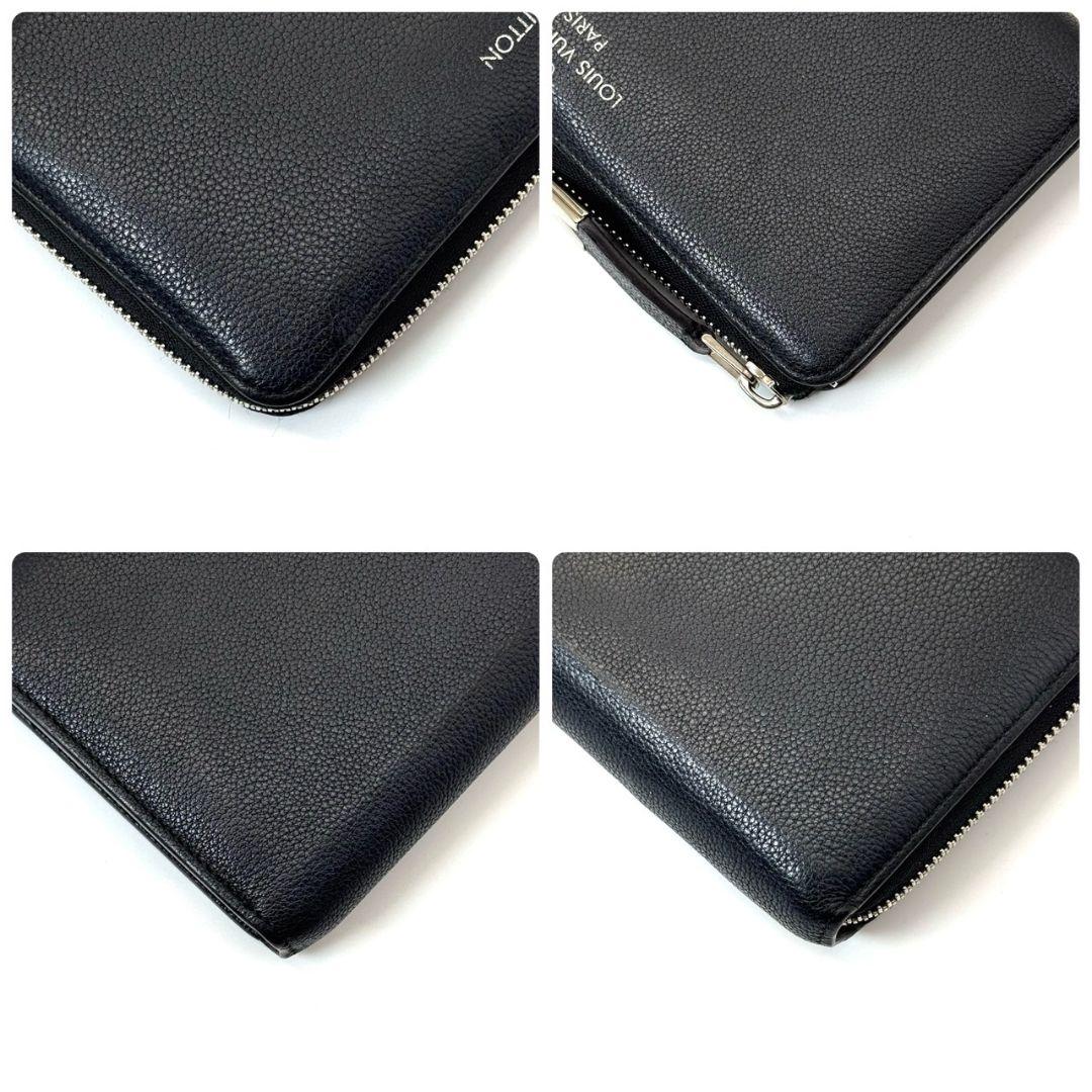 良品 ルイヴィトン ポルトフォイユ コメット トリヨン 財布 Ｌ字ファスナー 黒