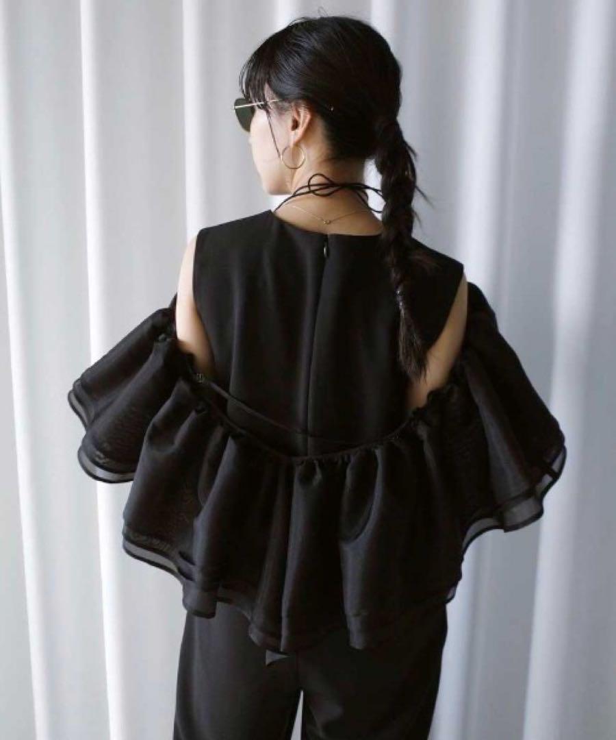 【Ameri】MANY WAY LADY LIKE FRILL ROMPERS MANY WAY LADY LIKE FRILL ROMPERS