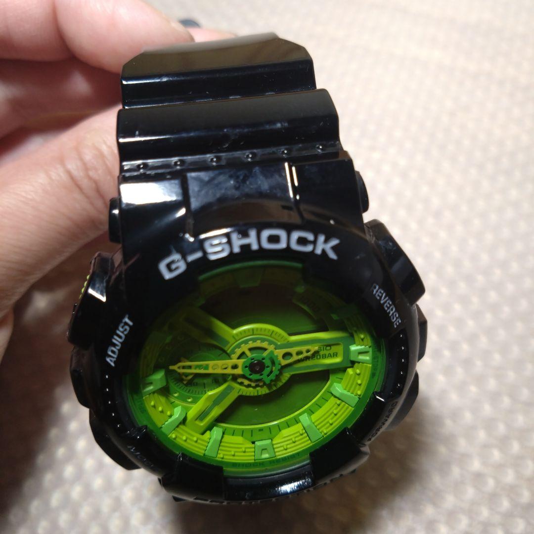【新品未使用】G-SHOCK ラッキーストライク　緑 G-SHOCK Men's ブラック✕黄緑 - メルカリ