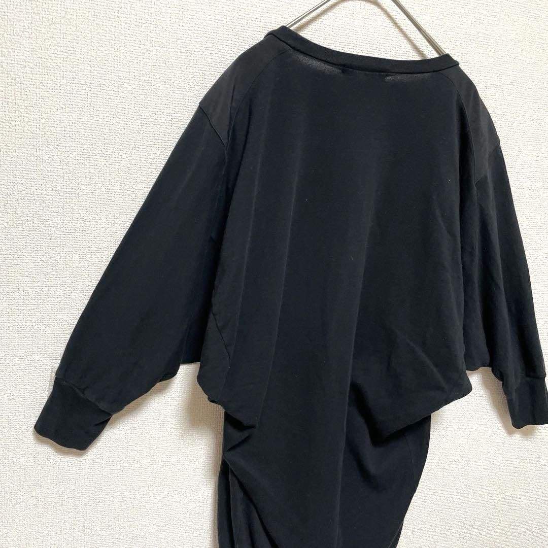 ヒステリックグラマー バタフライスリーブ チュニック ヒスガール 黒 F