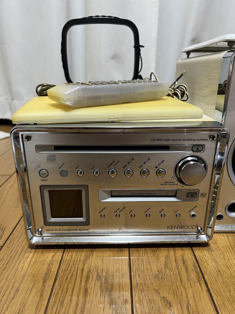 【動作確認済み♪】KENWOOD AVINO CD・MDコンポ VH-5MD KENWOOD AVINO CD・MDコンポ RD-VH5MD オーディオ機器