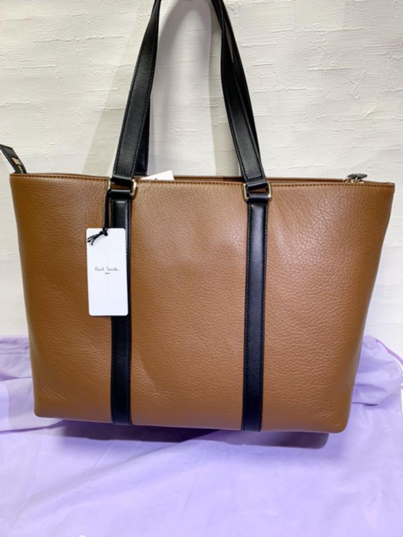 美品☆Paul Smith ビジネスバッグ ブラウン 最安値で ポールスミス／Paul - Smith Paul Smith