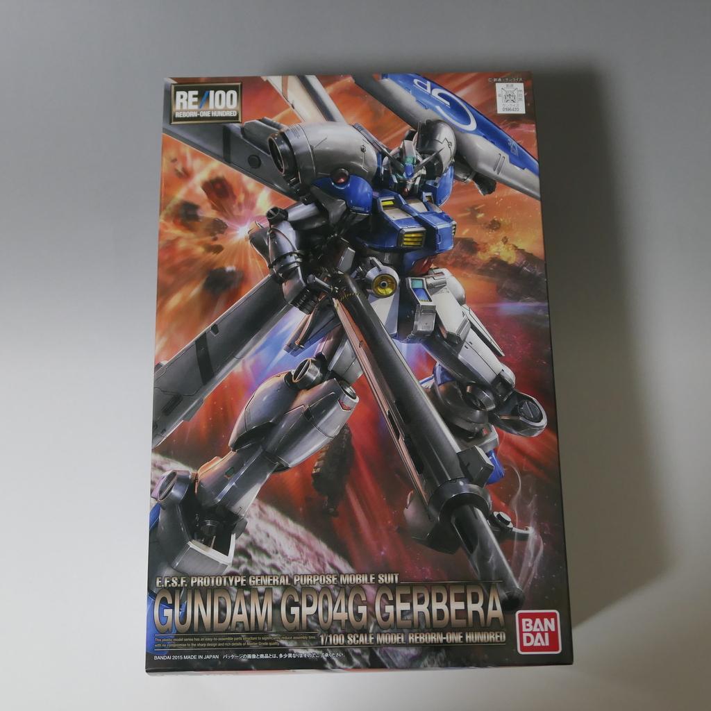 RE 1/100 ガンダ ム試作4号機 ガーベラ GP04 未使用 美品