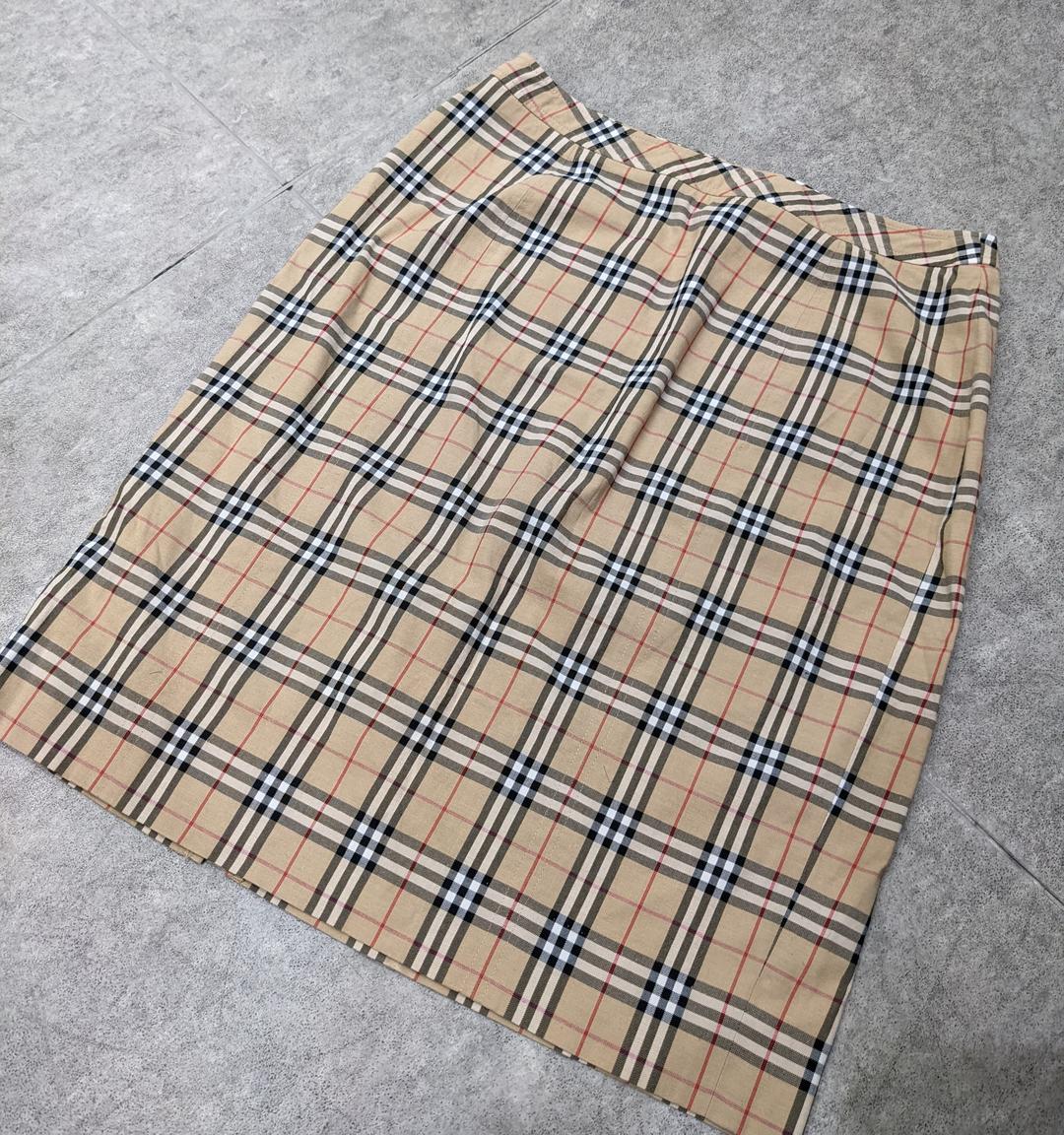 ファッションの 希少 美品 BURBERRYS バーバリー ノバチェック スカート ヴィンテージ ひざ丈スカート ファッションの 希少 美品 BURBERRYS バーバリー ノバチェック スカート ヴィンテージ ひざ丈スカート