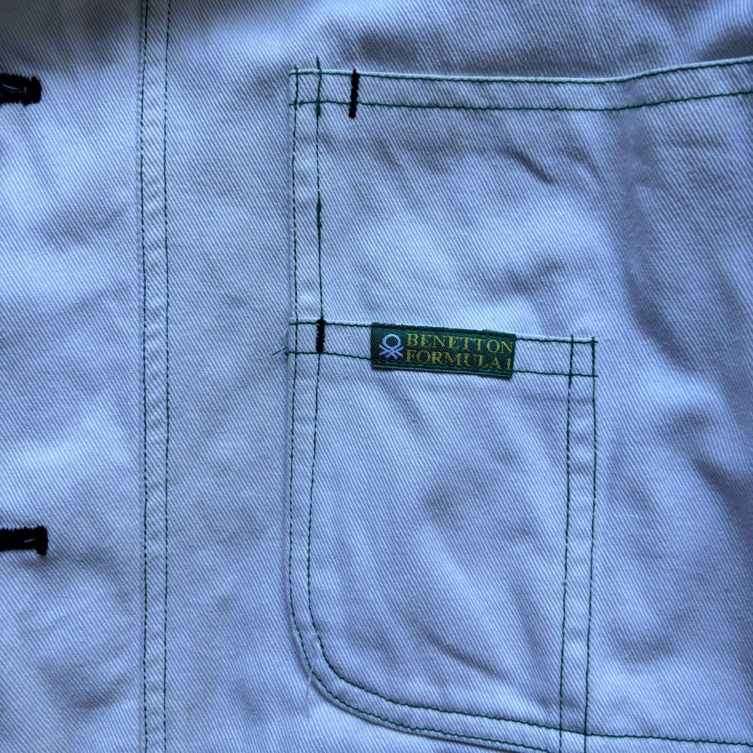 90s Benetton Formula1 デニムジャケット 短丈 Z265 画像13