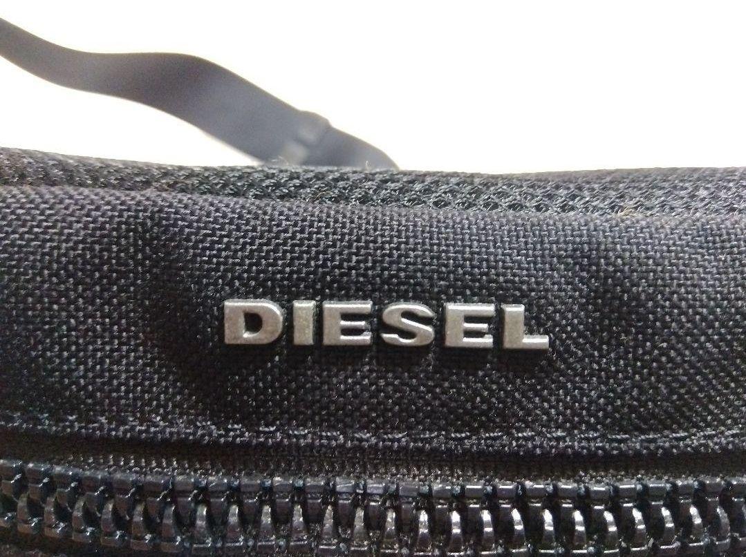 【値下】DIESEL ボディバッグ/ウエストポーチ ブラック グレー 人気デザイン】DIESEL ボディバッグ ウエストポーチ ウエスト