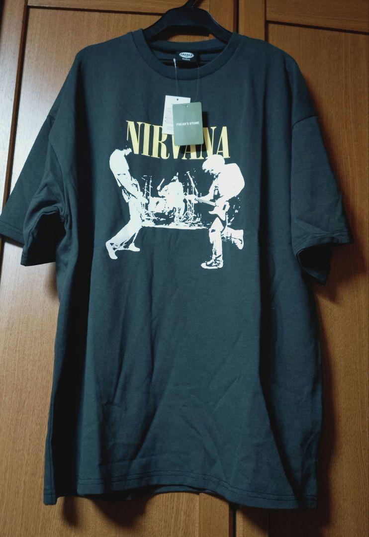 ◆ boohoo ◆ オーバーサイズ ニルヴァーナ Tシャツ boohoo NIRVANA ニルヴァーナ ライセンス Tシャツ BLACK (boohoo