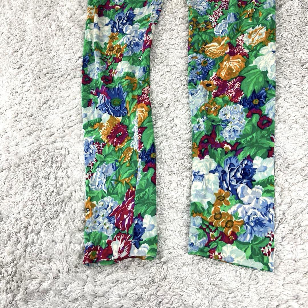KENZO ケンゾー 花柄 マルチカラー パンツ グリーン 40 - メルカリ