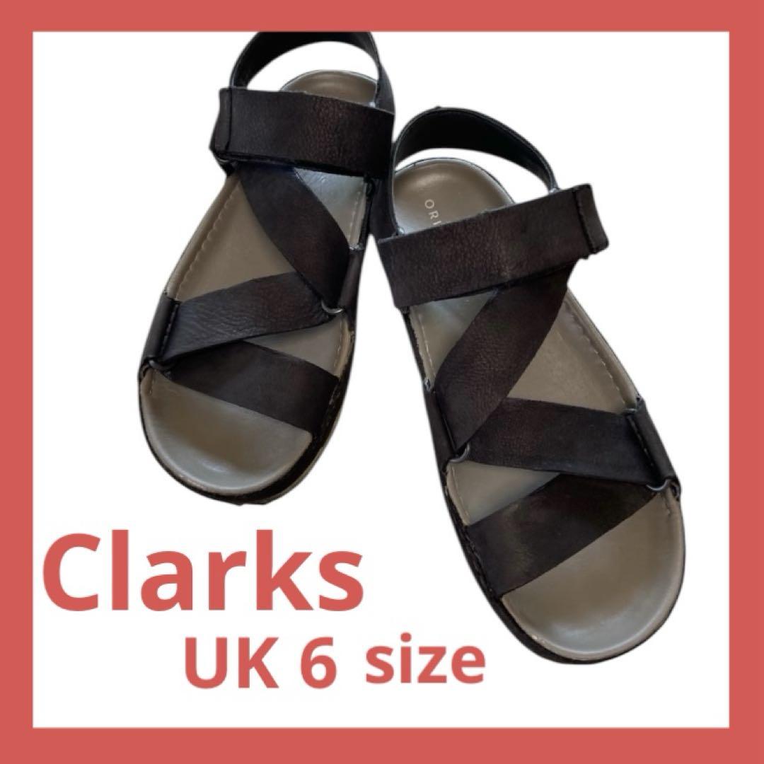Clarks Ranger Sport ヌバックサンダル　ブラック　25センチ