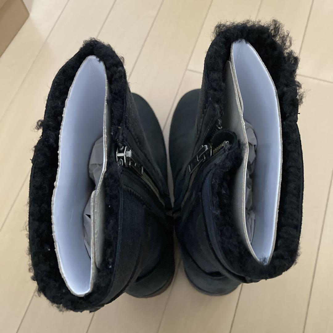 最終値下げ UGG アグブーツ オレゴンロング ベルトボアサイズ6 黒