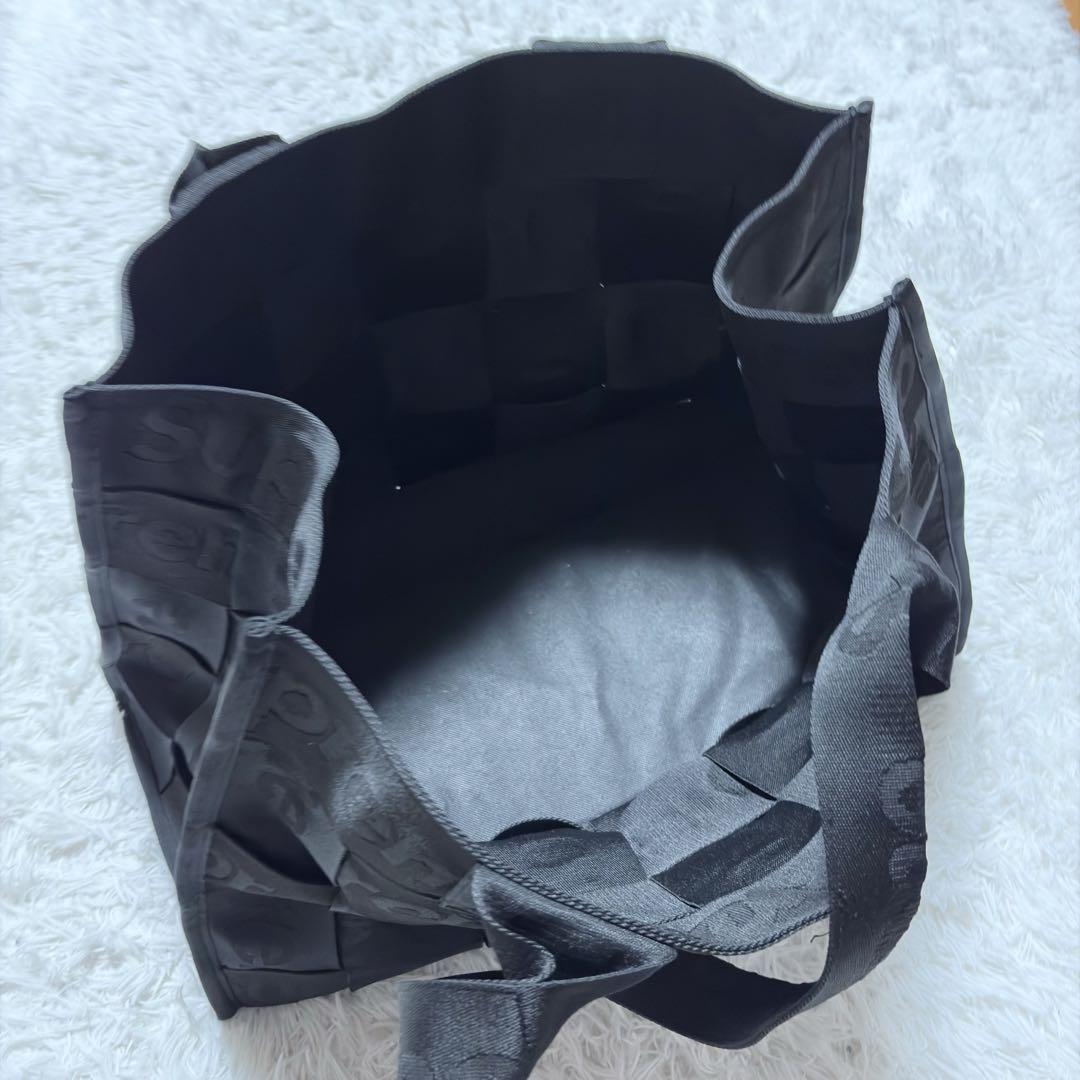 SUPREME 23SS Woven Large Tote トートバッグ 黒