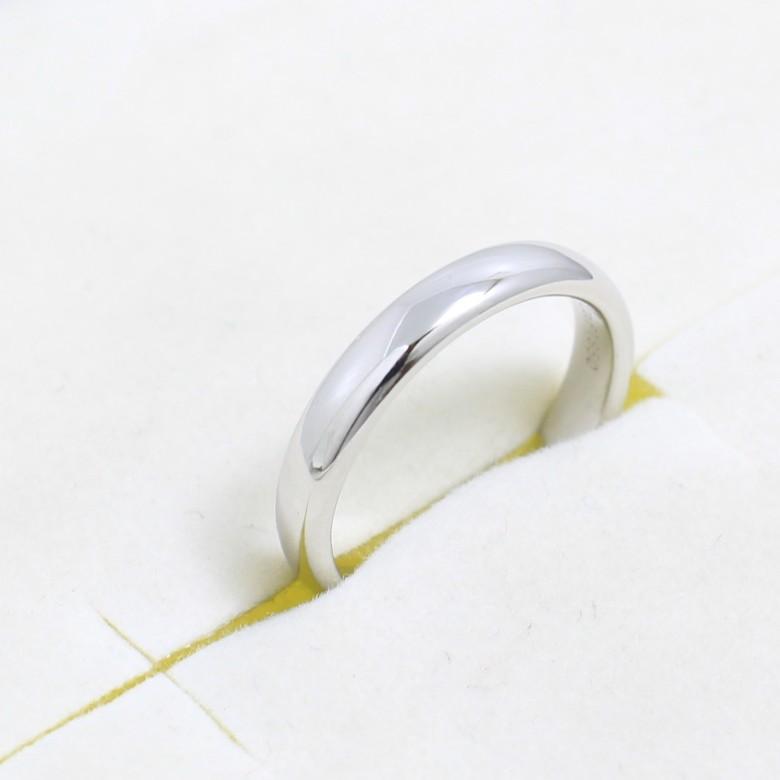 ティファニー　TIFFANY　PT950　6号　クラシックバンドリング　美品