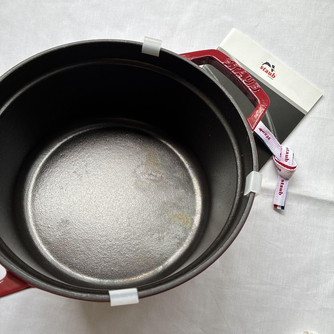 STAUB ストウブ　ピコ・ココット ラウンド 20cm (ボルドー)
