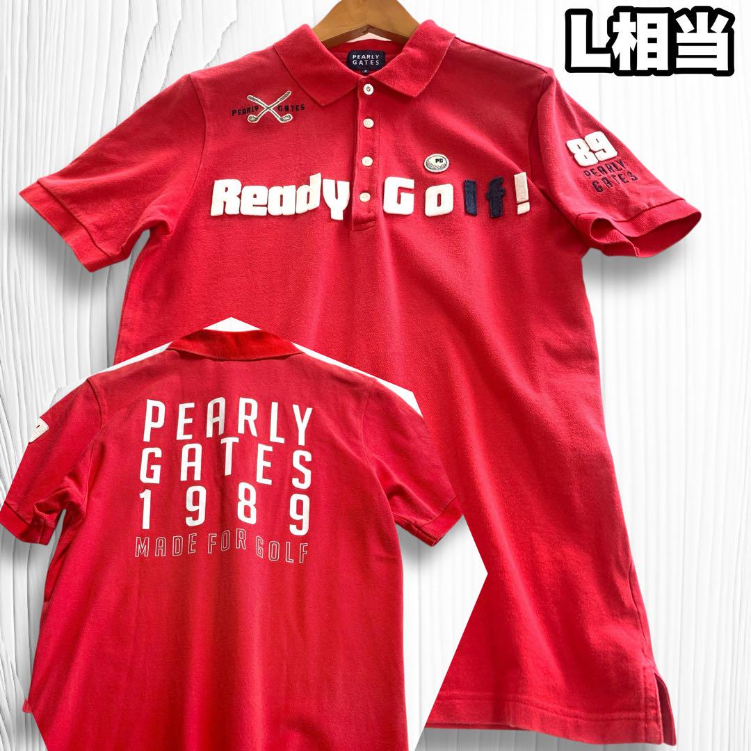 名作【5(L)】PEARLY GATES パーリーゲイツ 鹿の子 半袖