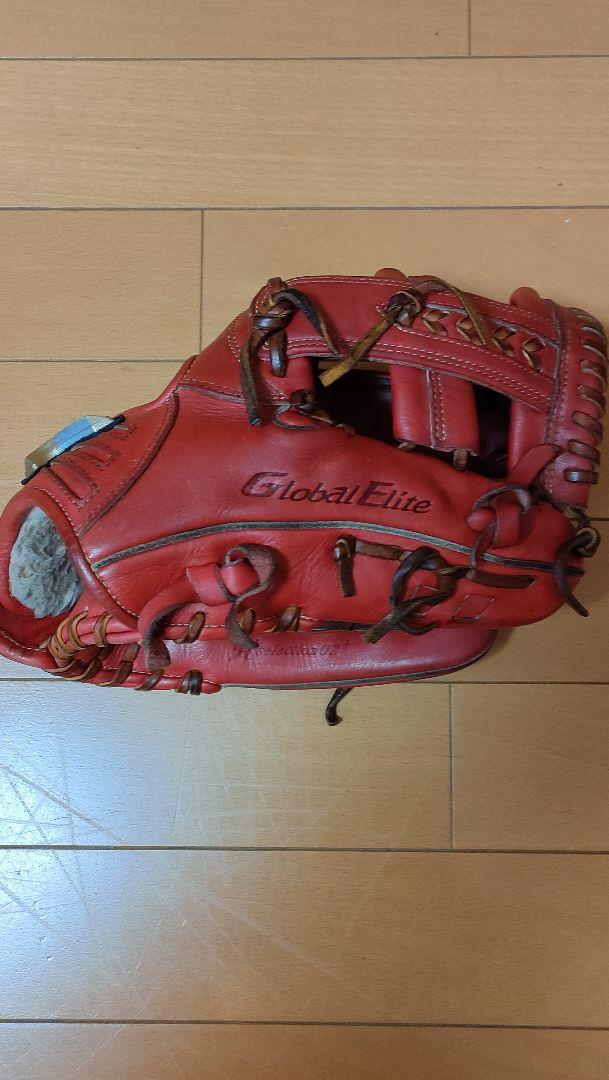 ミズノ　グローバルエリート　軟式　内野　グローブ