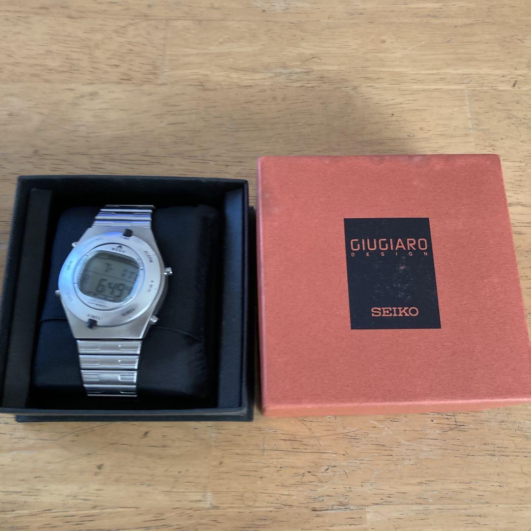 SEIKO GIUGIARO DESIGN デジタル腕時計