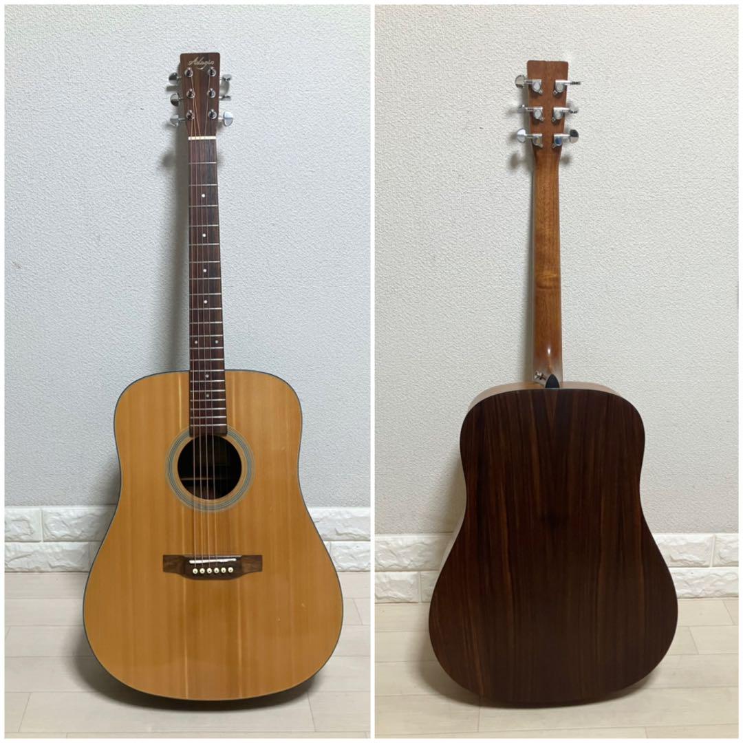 【弦新品】Adagio DA-1 アコースティックギター/背負えるケース付 Adagio DA-1（新品）【楽器検索デジマート】