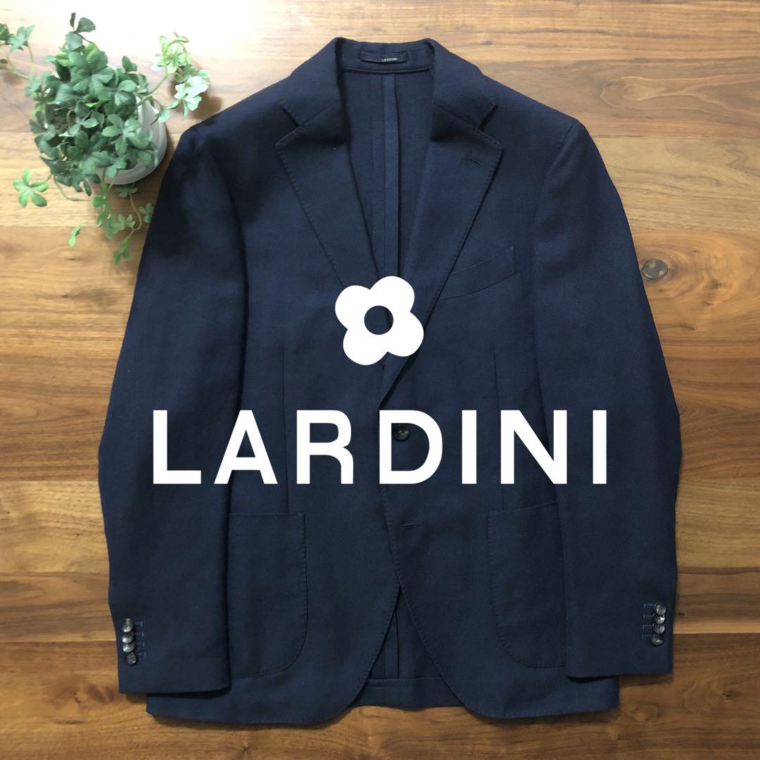 美品】LARDINIラルディーニホップサックジャケット50ネイビー