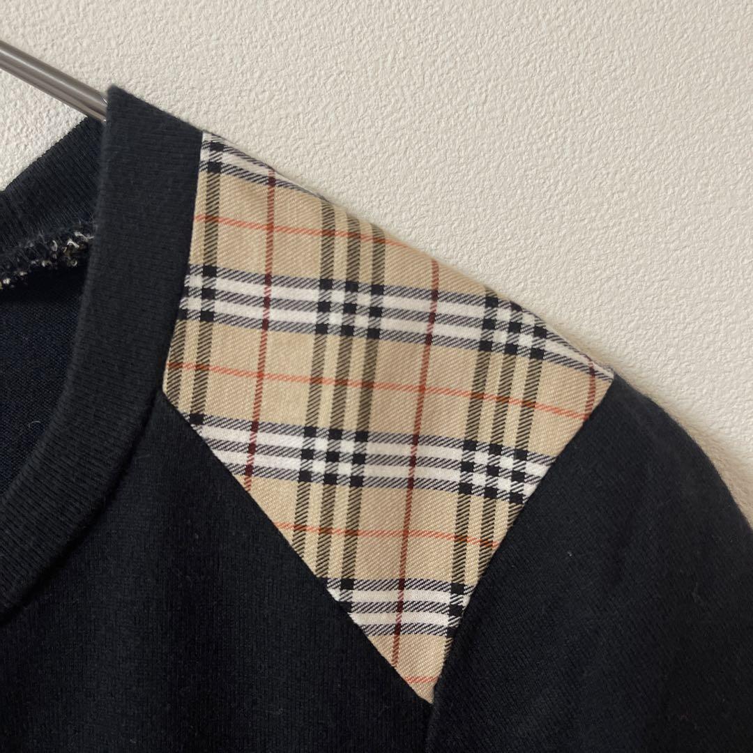 バーバリーブルーレーベル カットソー Tシャツ ノバチェック