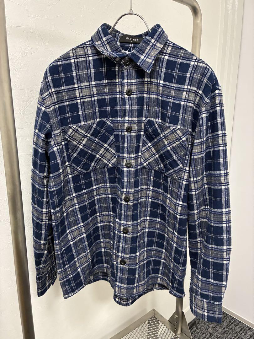 MLVINCE(メルヴィンス)/ flannel check shirt/ M