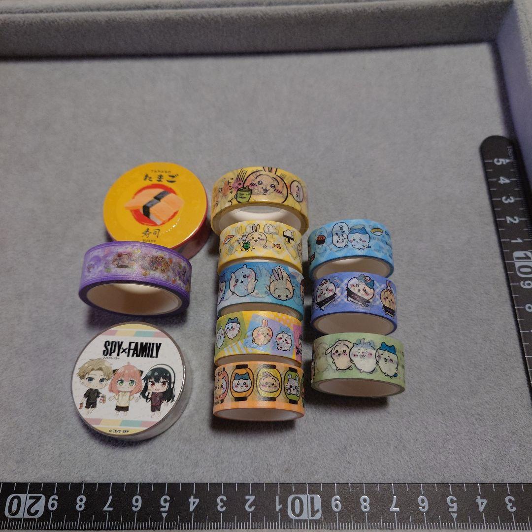 ちいかわマスキングテープまとめ おまけで他作品つき - メルカリ