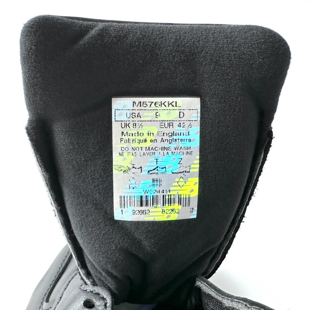 New Balance M576KKL BLACK US9 画像6