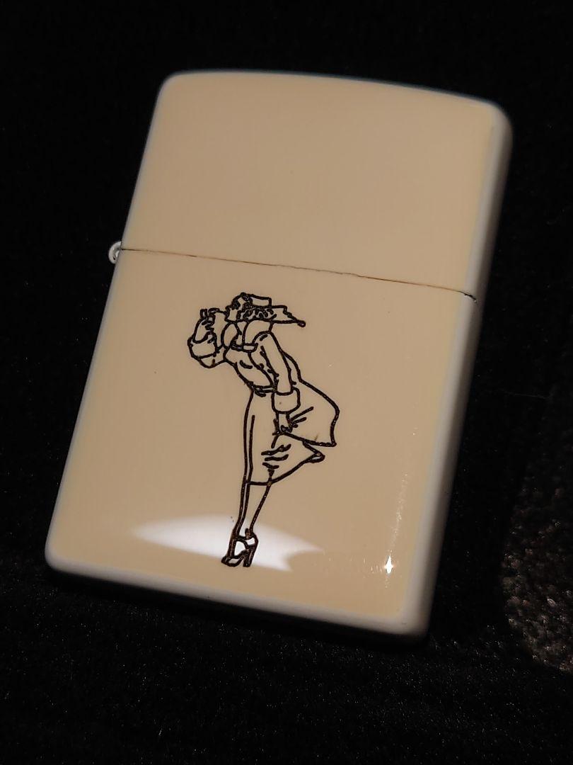 zippo windy / エポキシホワイト