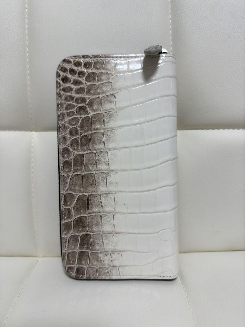 世界に一つ 定価183万円 ベルルッティ イタウバ ヒマラヤ クロコダイル長財布