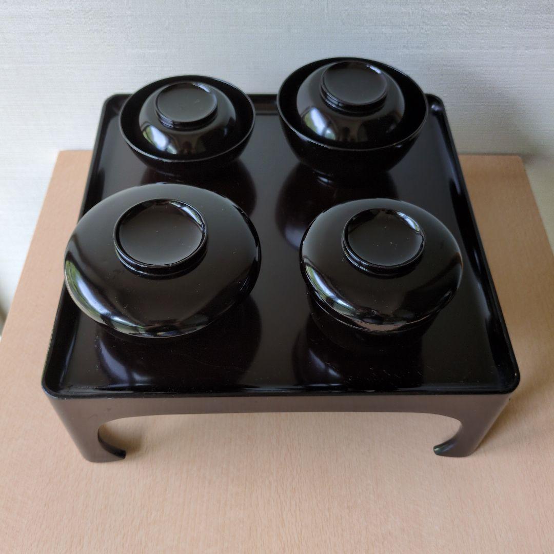 漆 お膳（会席膳）4客セット 漆 お膳（会席膳）4客セット