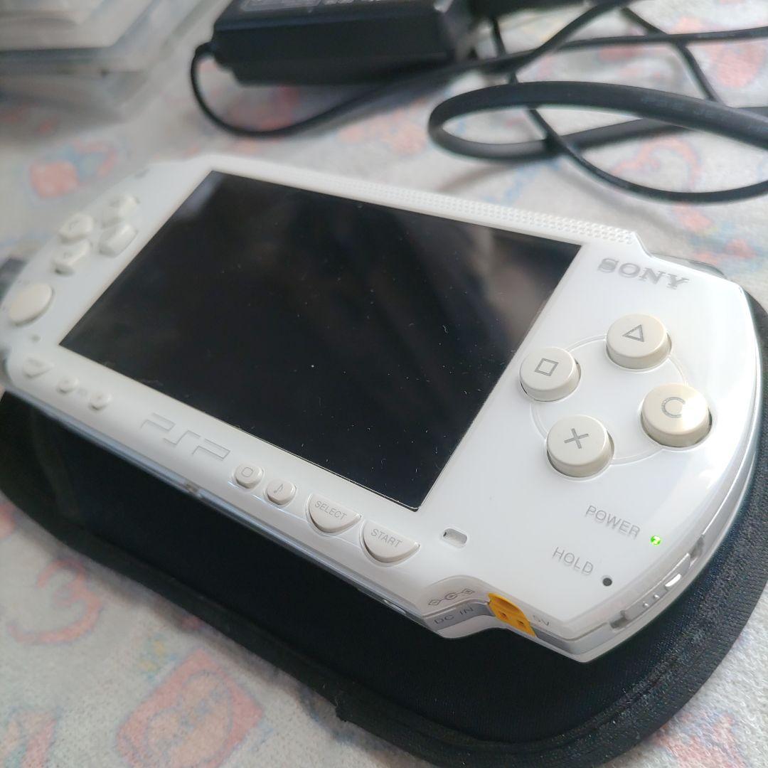 SONY - SONY PSP ホワイト 本体 SONY PSP 3000 パール・ホワイト(PSP-3000PW) 本体 すぐ遊べる