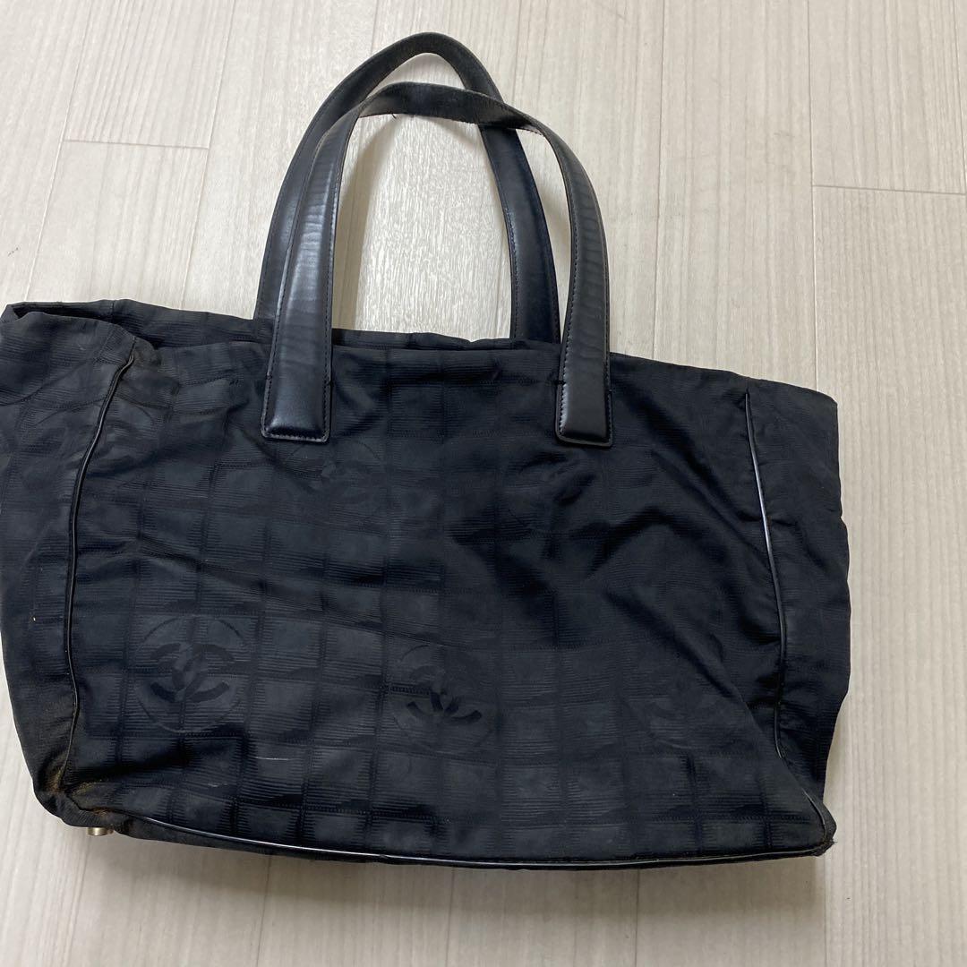CHANELニュートラベルライン トートバッグ布