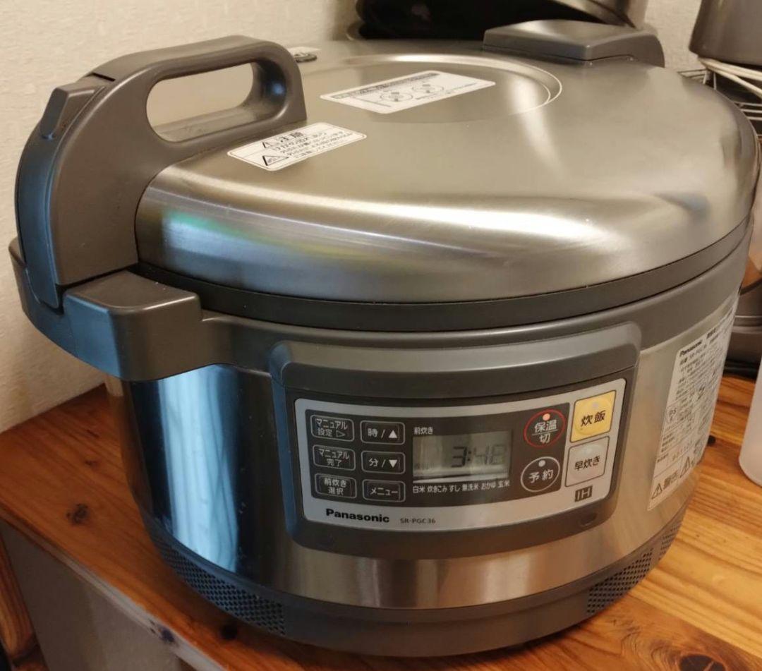 パナソニック　SR-PGC36　業務用IH炊飯ジャー　2升　単相200V