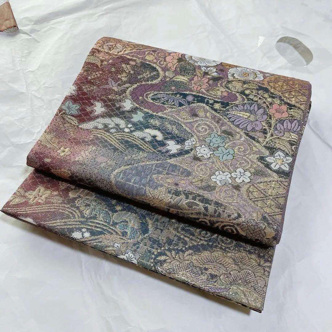 お値下げ❣️ 袋帯 辻ヶ花 正絹 新はじく加工 やまと誂製 お値下げ❣️ 袋帯 辻ヶ花 正絹 新はじく加工 やまと誂製