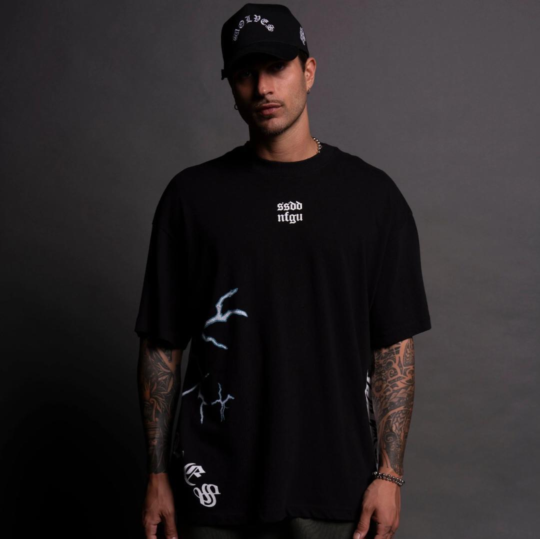 デパート 送料無料 OVERSIZED PREMIUM FALL KNIGHT DS TEE メルカリ - BLK Mサイズ