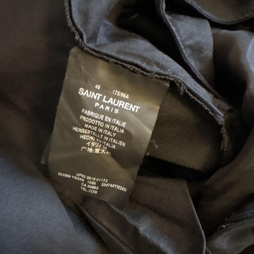 SAINT LAURENT サンローランパリ 15SS エディスーツ ブラック