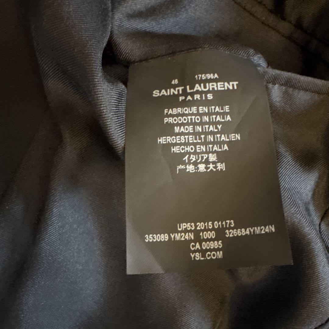 SAINT LAURENT サンローランパリ 15SS エディスーツ ブラック