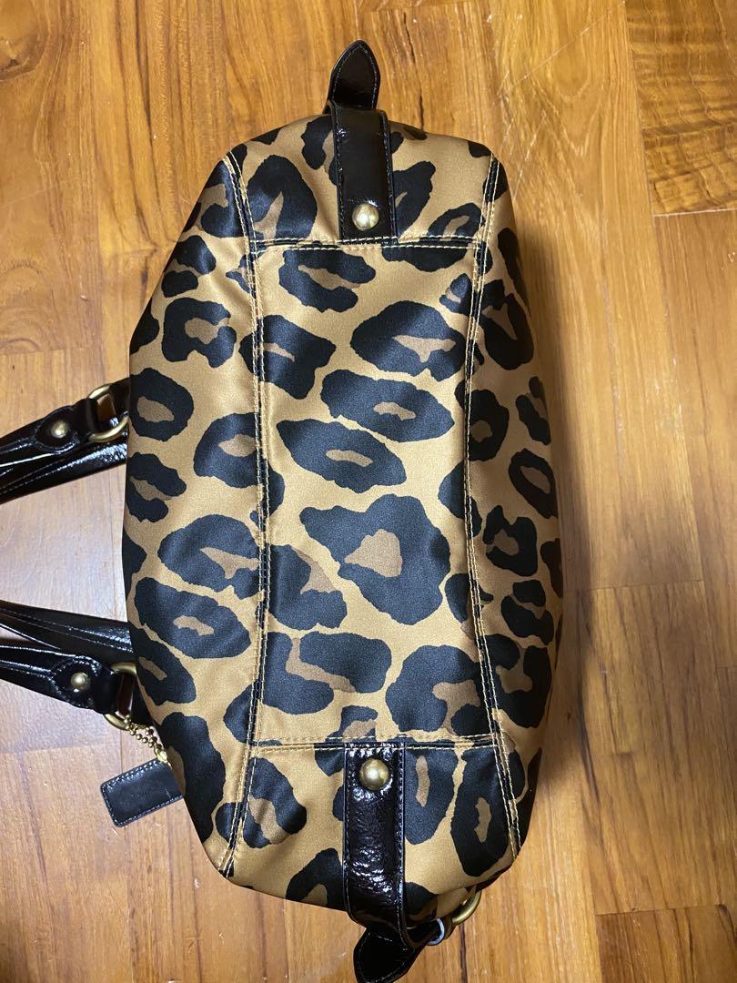 Coach ヒョウ柄 ハンドバッグ