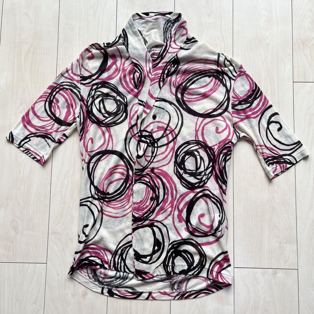 Yohji Yamamoto - Yohji yamamoto +NOIR 変形シャツ YOHJI YAMAMOTO +NOIR ヨウジヤマモト 総柄 変形シャツ - メルカリ