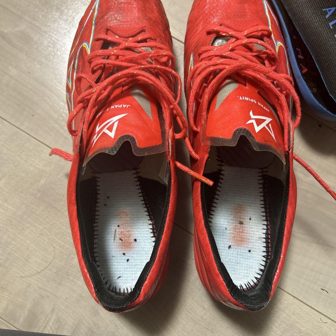 Mizuno アルファジャパン スパイクシューズ レッド　26,5