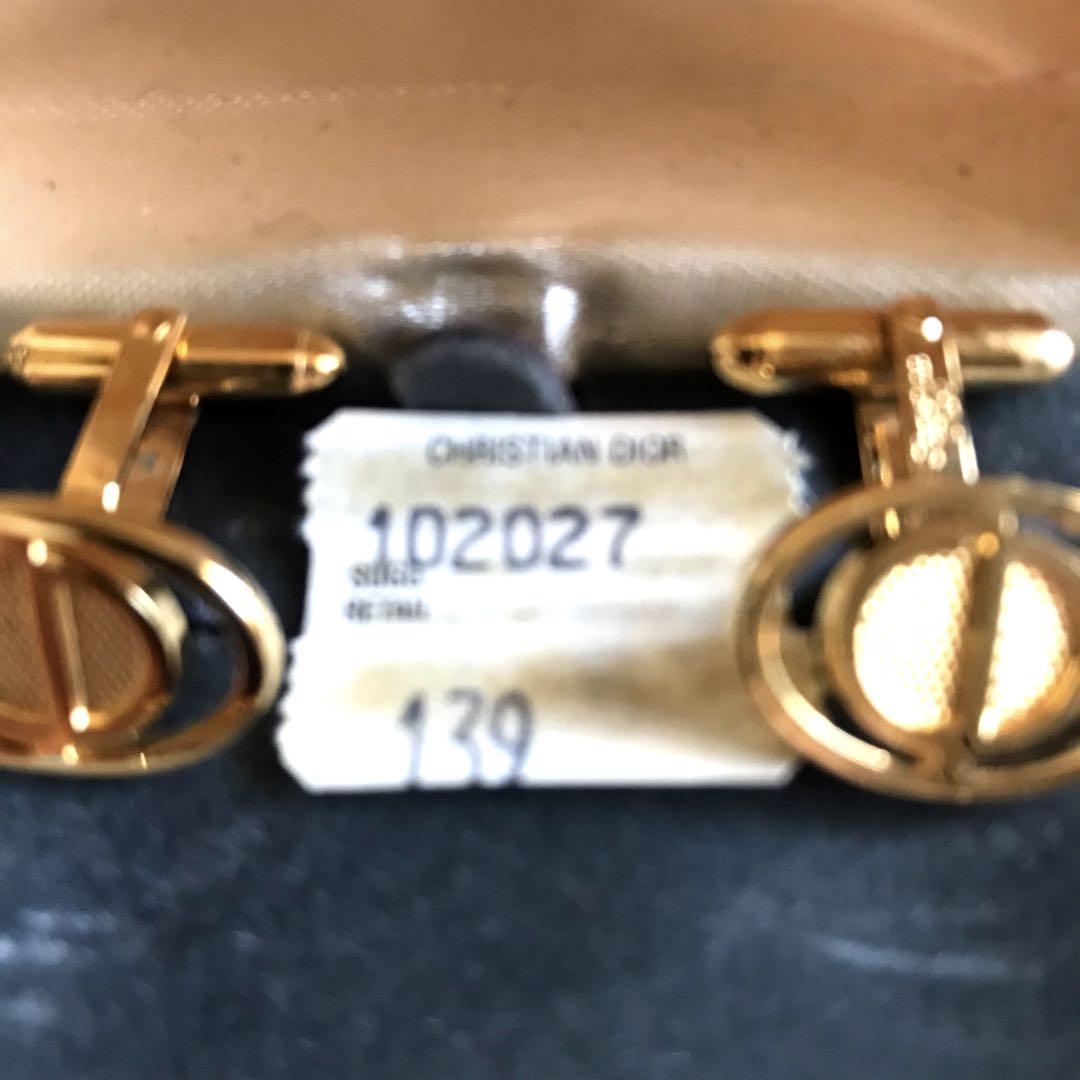 Christian Dior ネクタイピン&カフスボタン　セット　ゴールド